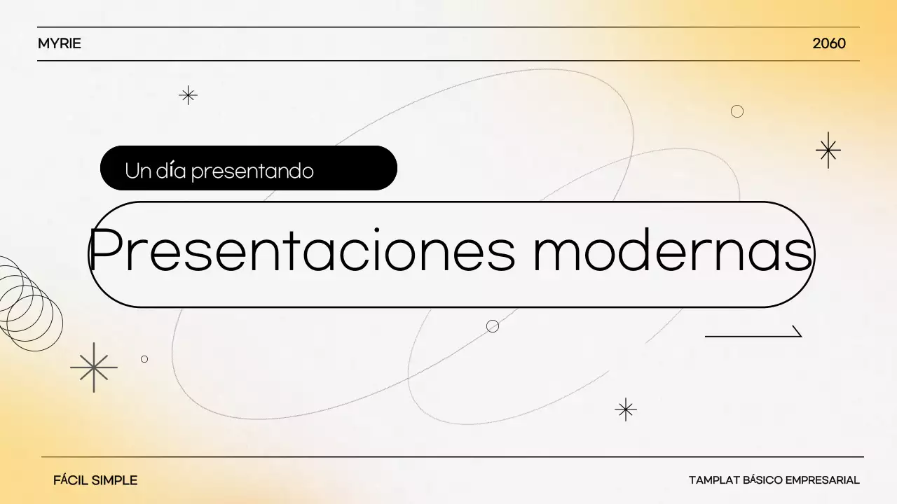 Yellow Simple Presentation Descripción