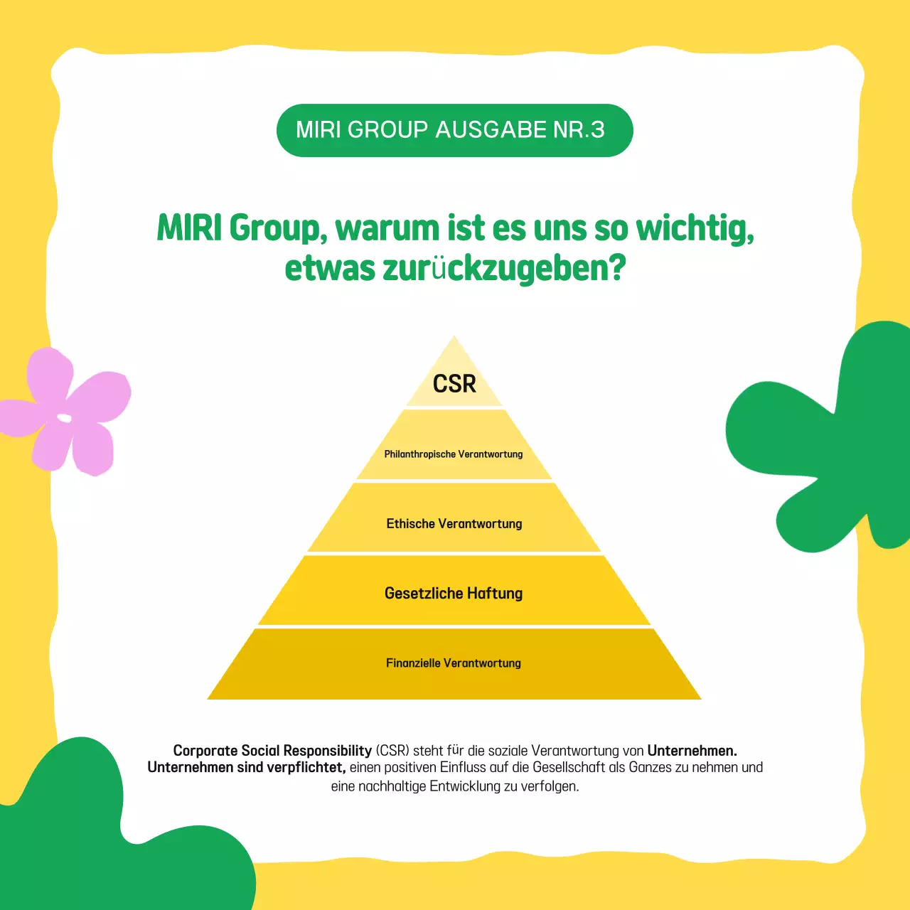 Kampagne "Gelb für die Umwelt