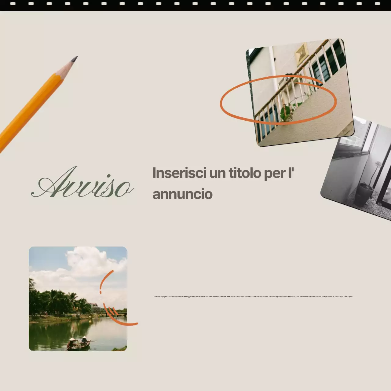 Promuovete il vostro marchio con il tocco vintage e analogico del kaki