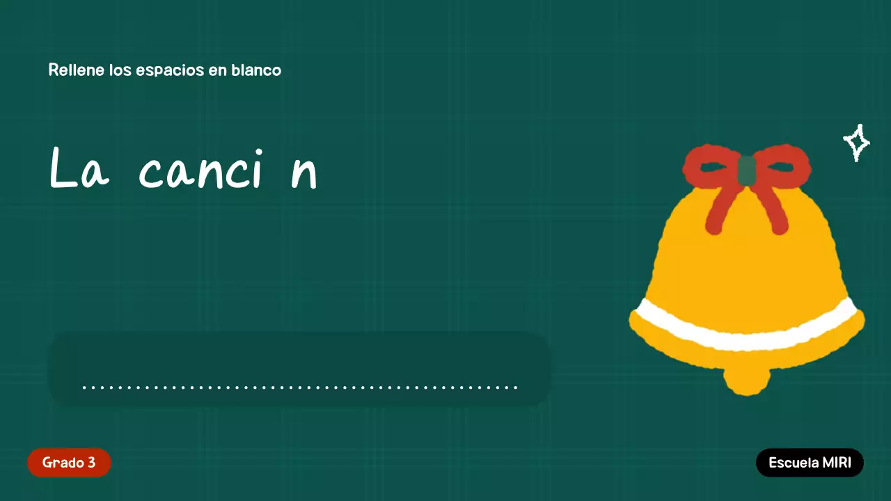 Invitación festiva verde