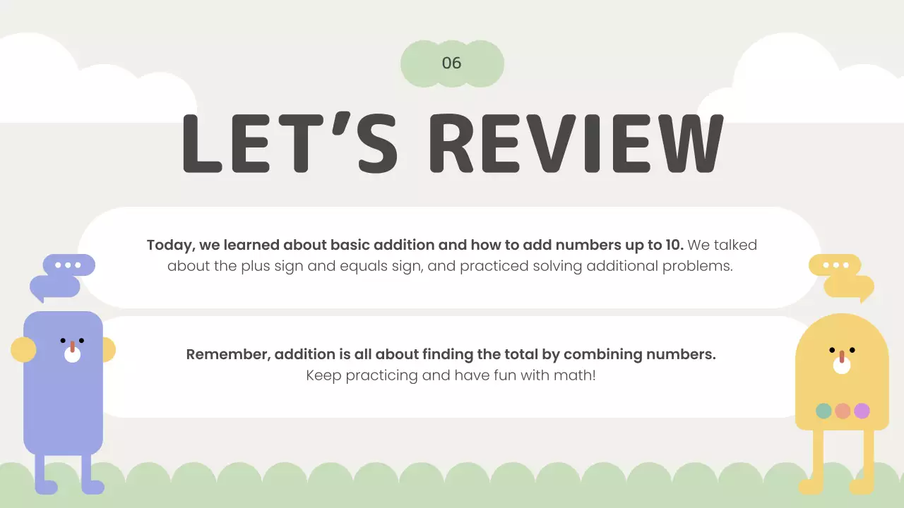 Colorful Minimal Math Lesson Presentation