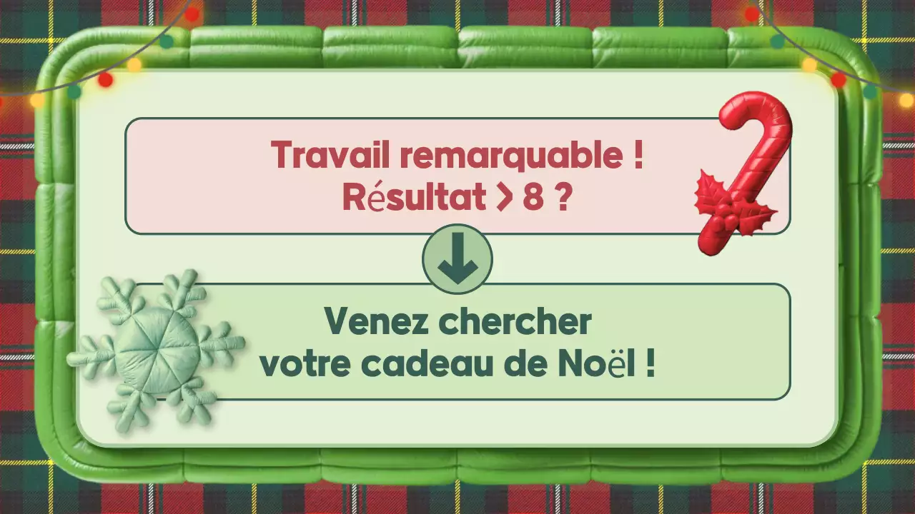 classe d'activités de noël red pop