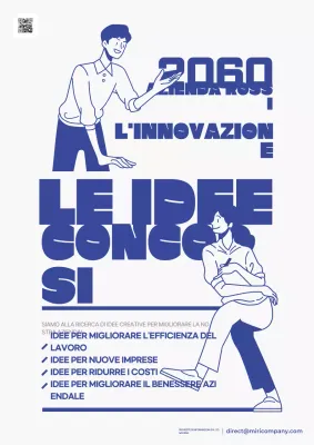 Promuovere il concorso Blue Modern