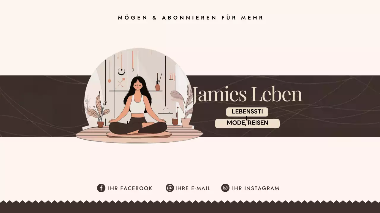 Beige Minimalist Lifestyle Newsletter