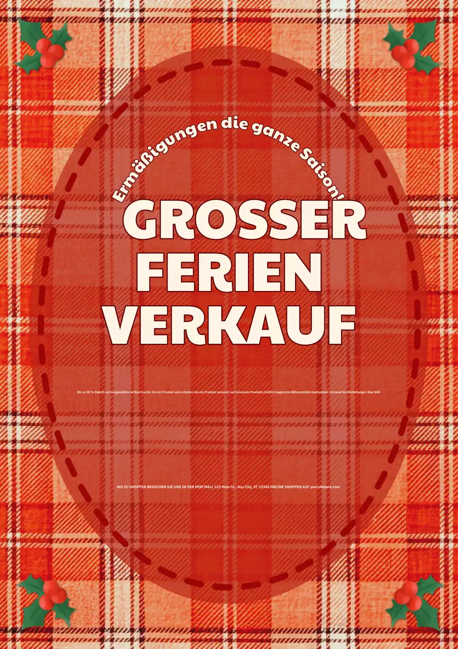 red vintage urlaubsaktion