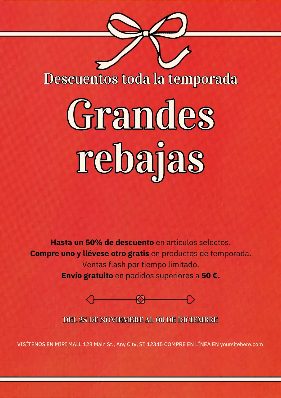 promoción navideña red bold