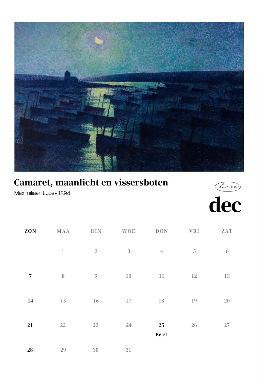 Klassieke Kunst Kalender
