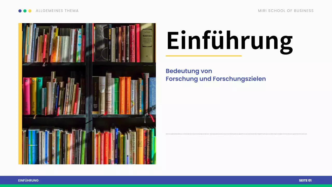 blue modern These Präsentation