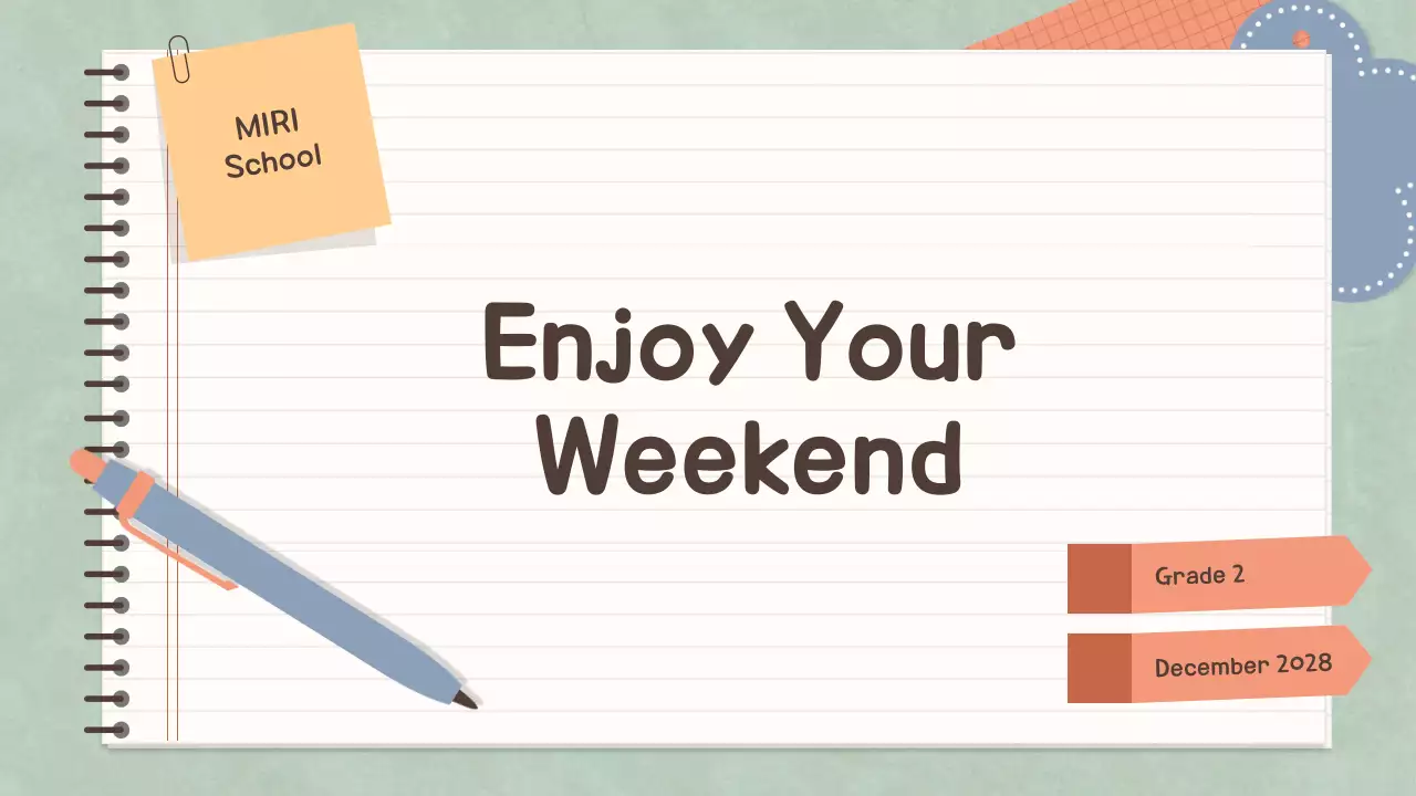 Beige Simple Class Agenda Presentation