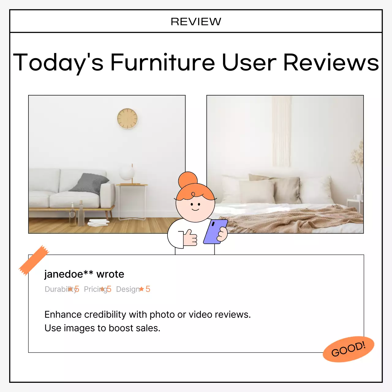 Beige Minimal Reviews Document Instagram Carousel