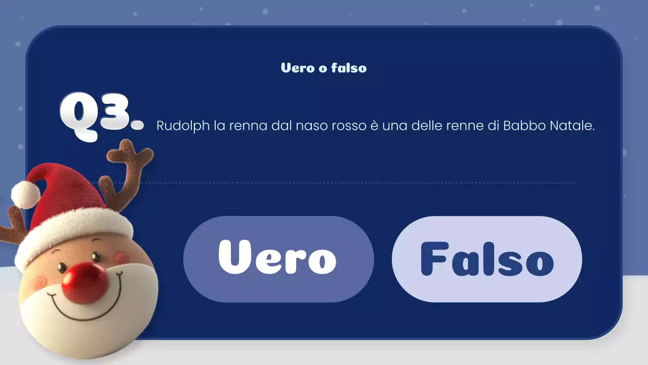 classe di quiz natalizi creativi bianchi e marini