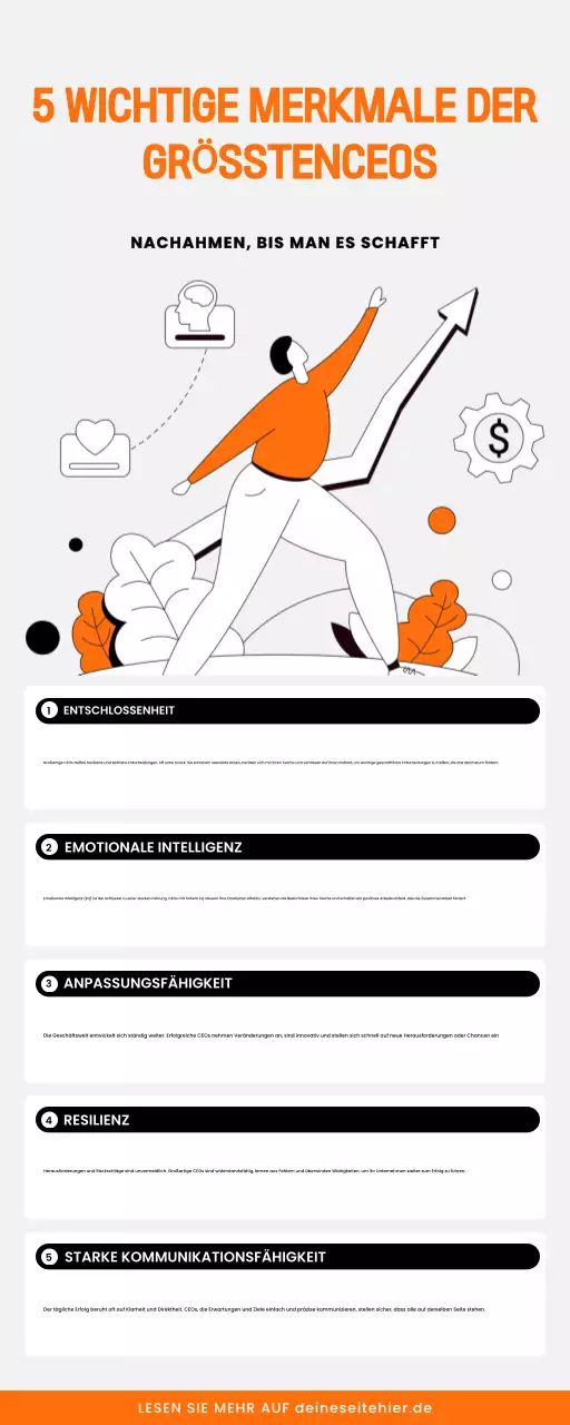 orangefarbener Leitfaden für moderne Führung