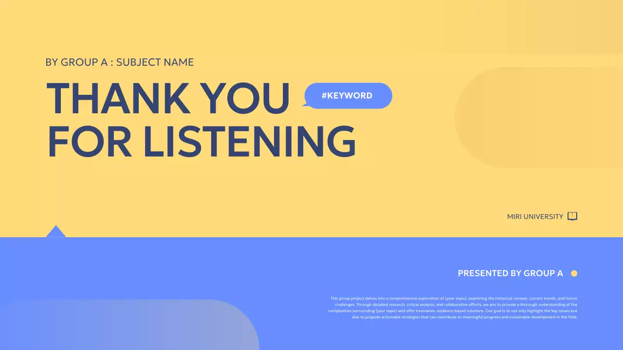 Presentasi Proyek Modern Biru