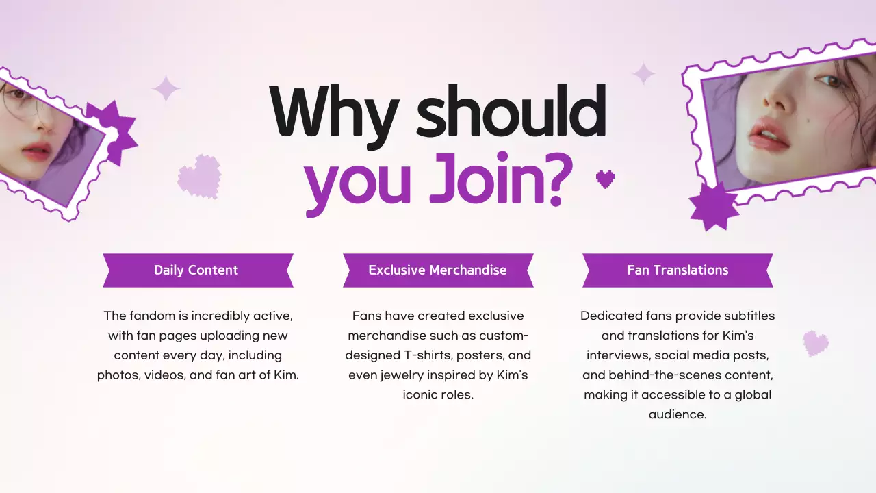 Purple Trendy Drama Pitch Presentation