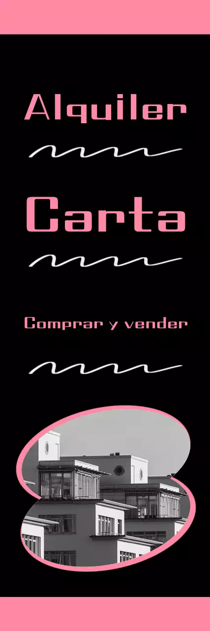 Anuncios inmobiliarios Pink Simple