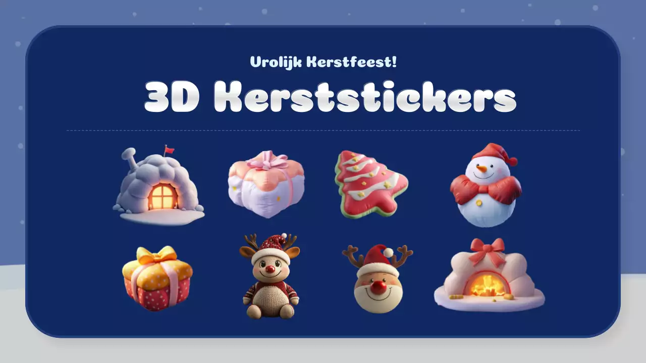 marine en wit creatieve kerst quiz klas