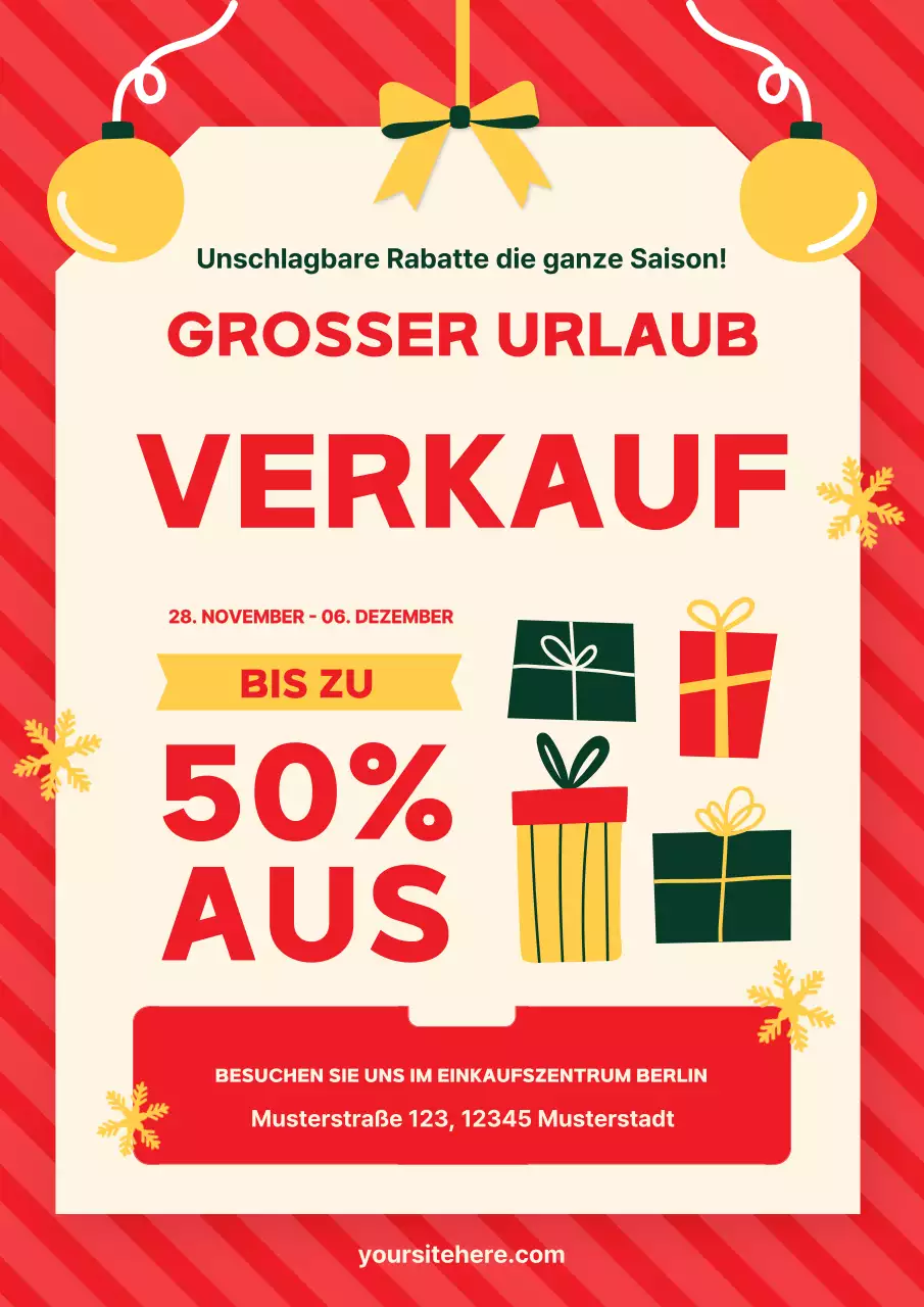 Green Holiday Sale Aktion