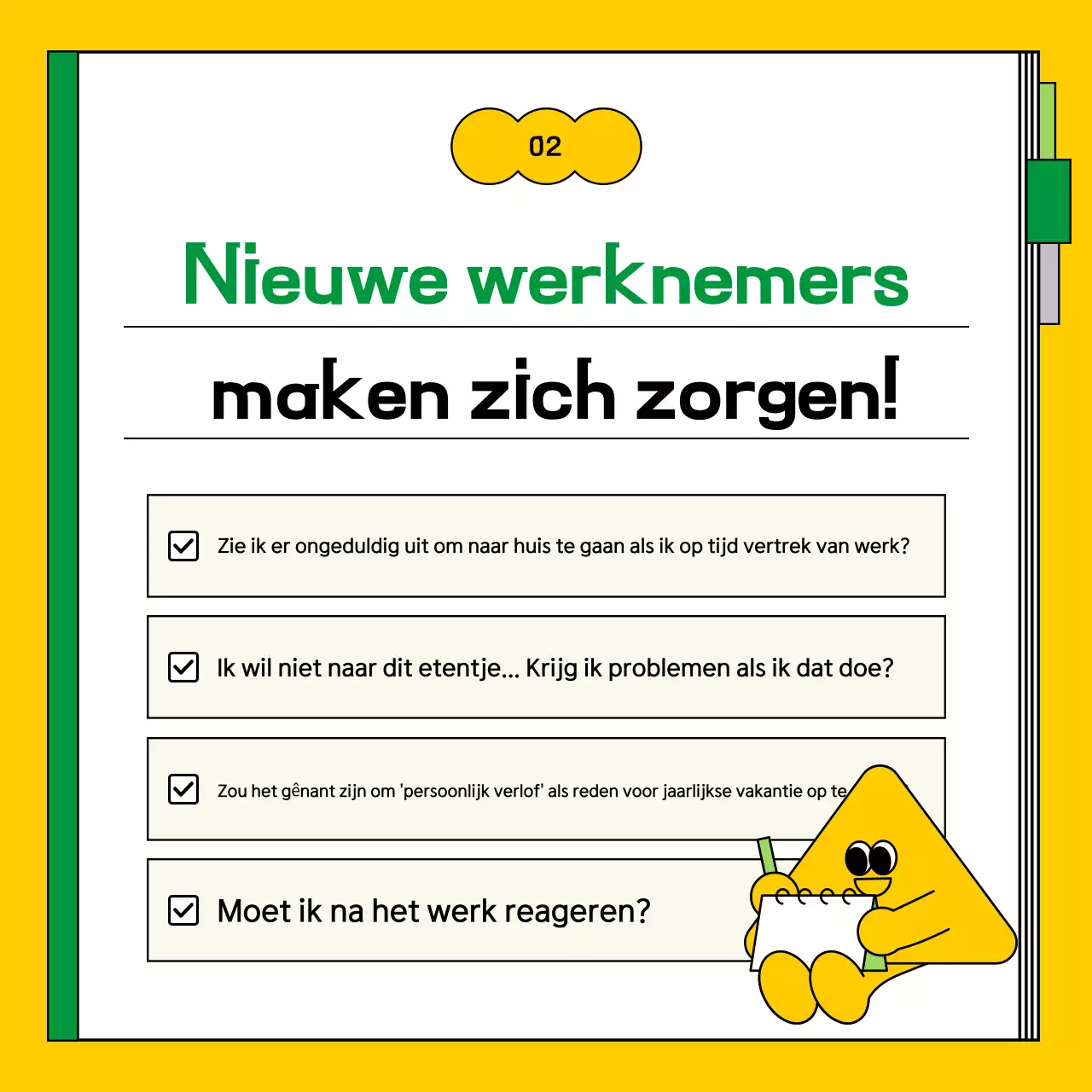 Over de gele en groene transformatiegids voor schoon werk