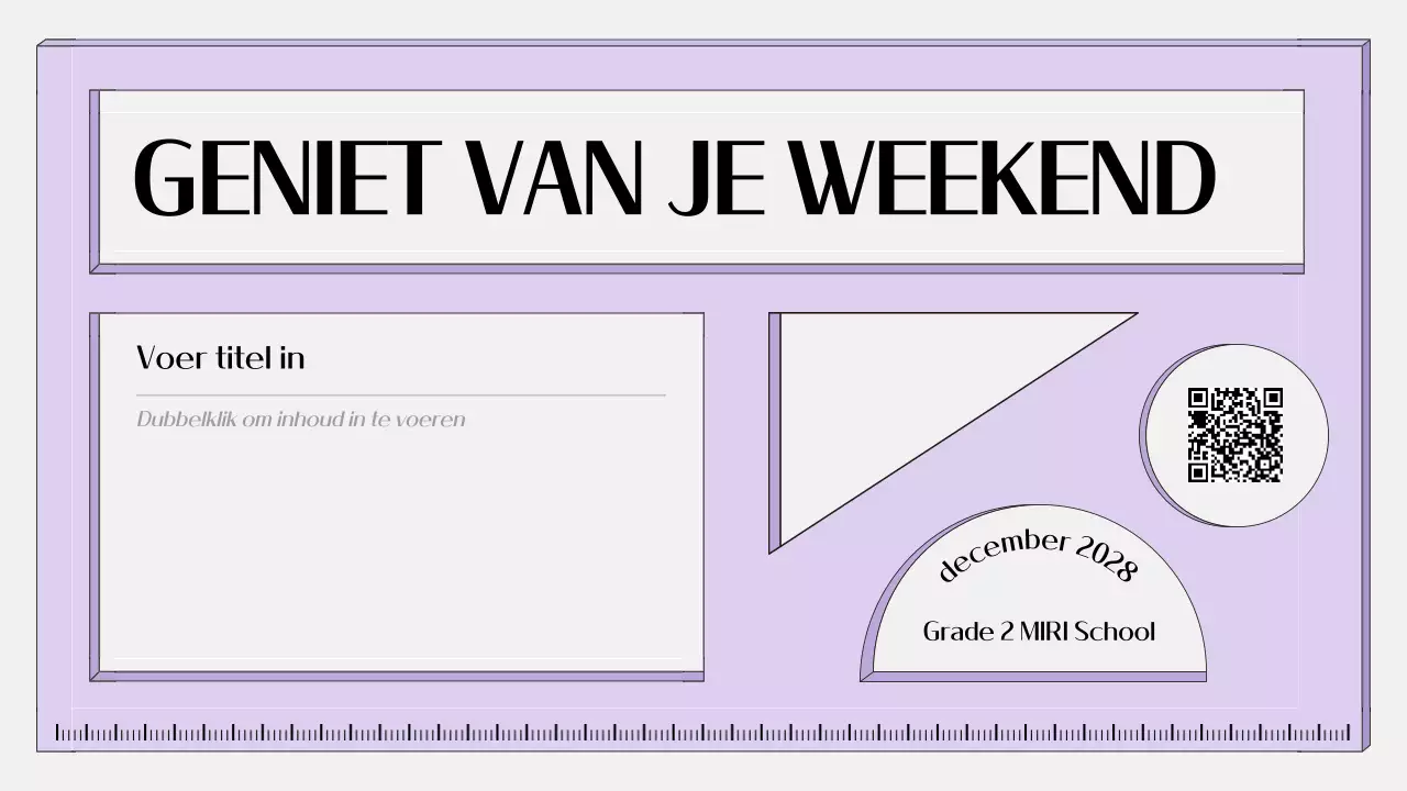 paarse eenvoudige onderwijsagenda