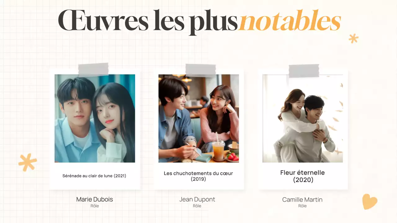 beige moderne drama pitch deck persentation