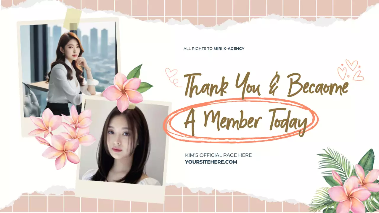 Beige Aesthetic K-Drama Presentation