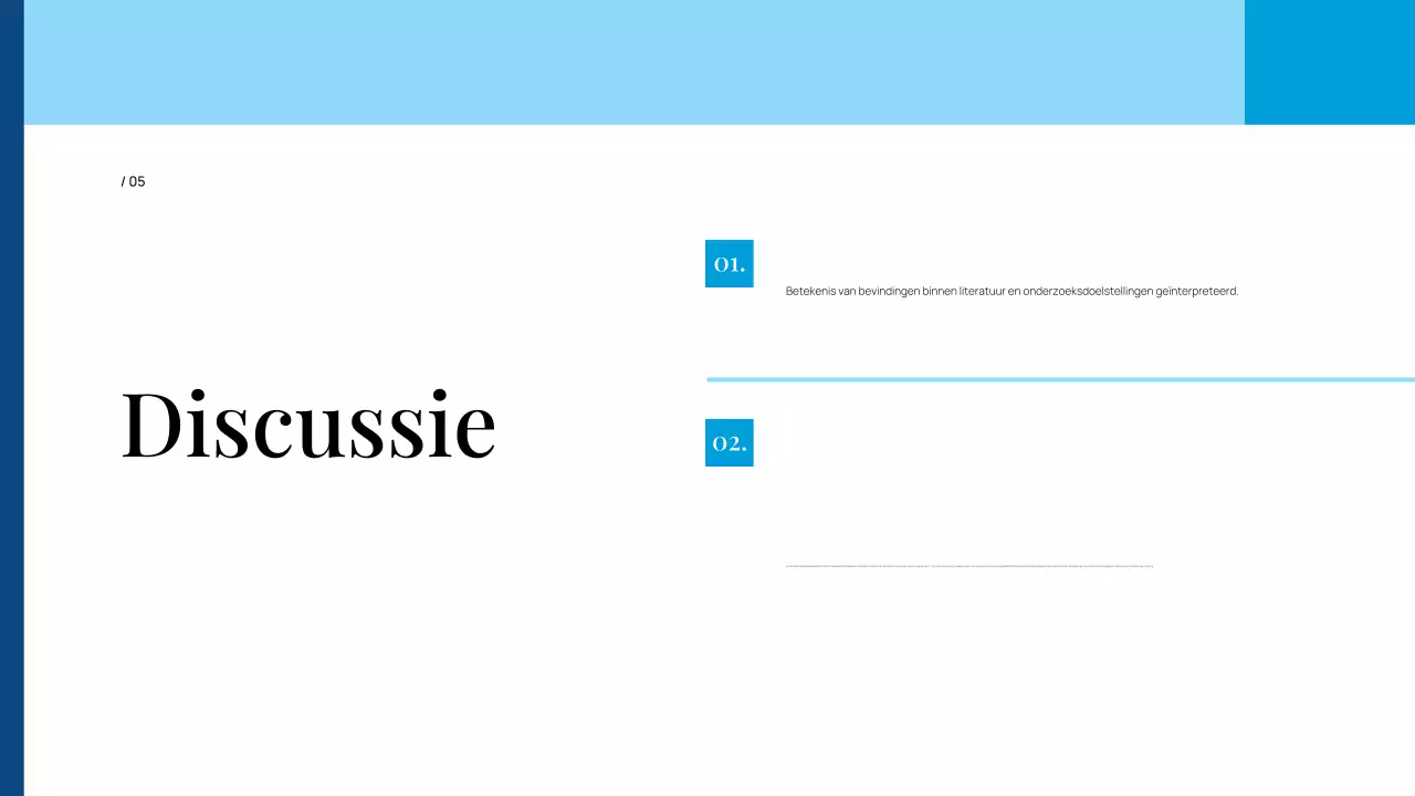 blauwe professionele scriptiepresentatie