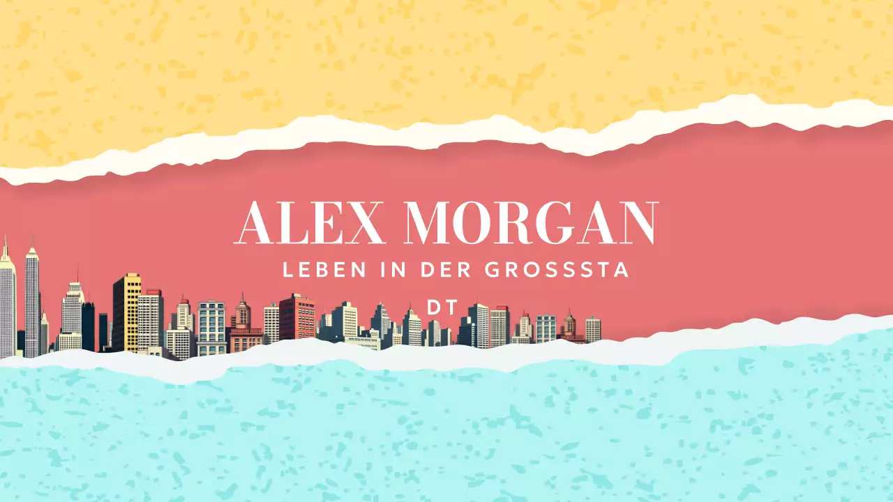 farbenfrohes modernes Stadtbilderbuch