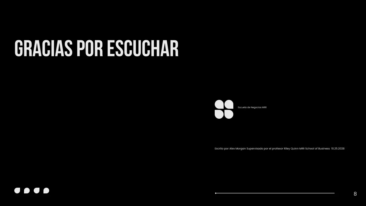 Blanco y negro Mínimo Tesis Publicidad