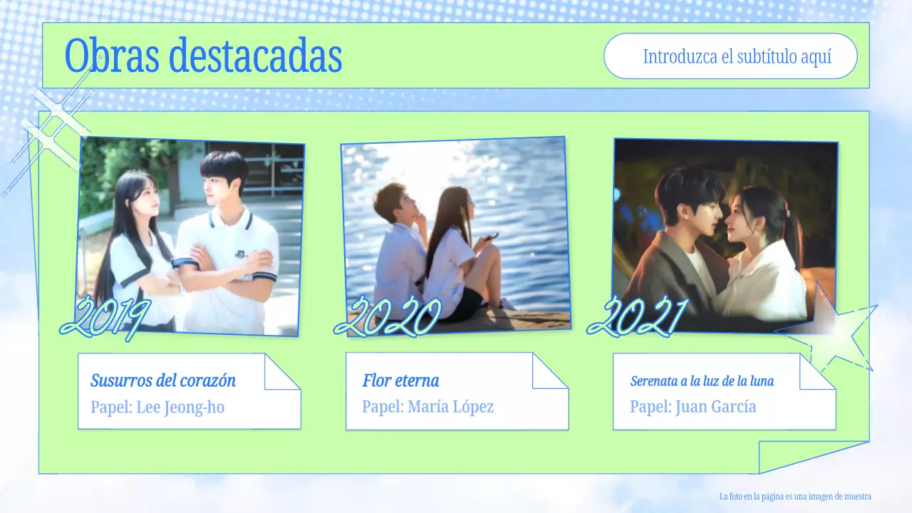 blue y2k k drama anuncio