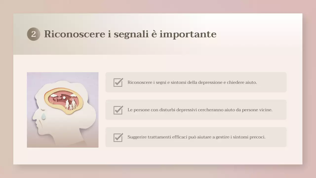 presentazione della salute moderna beige