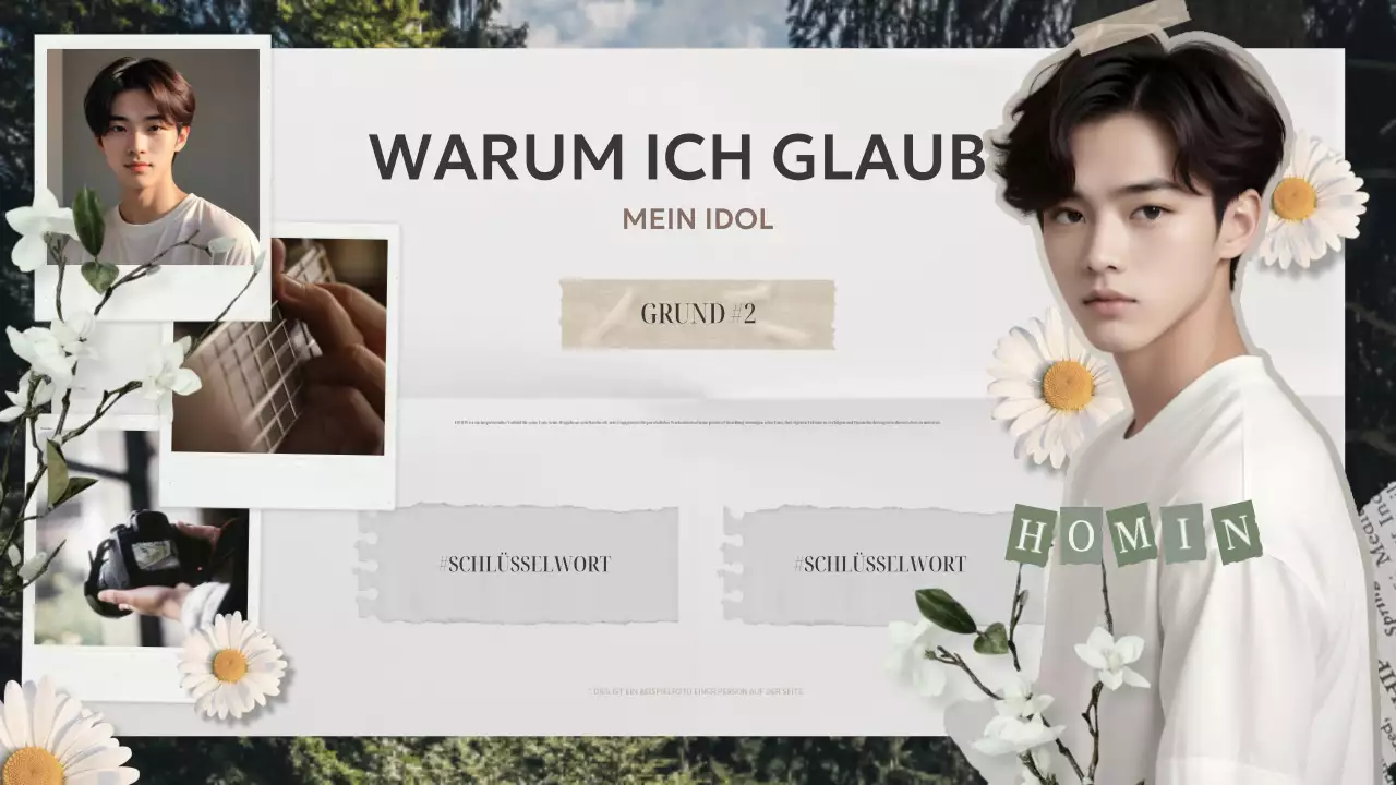 Beige Vintage Idol Fandom Design