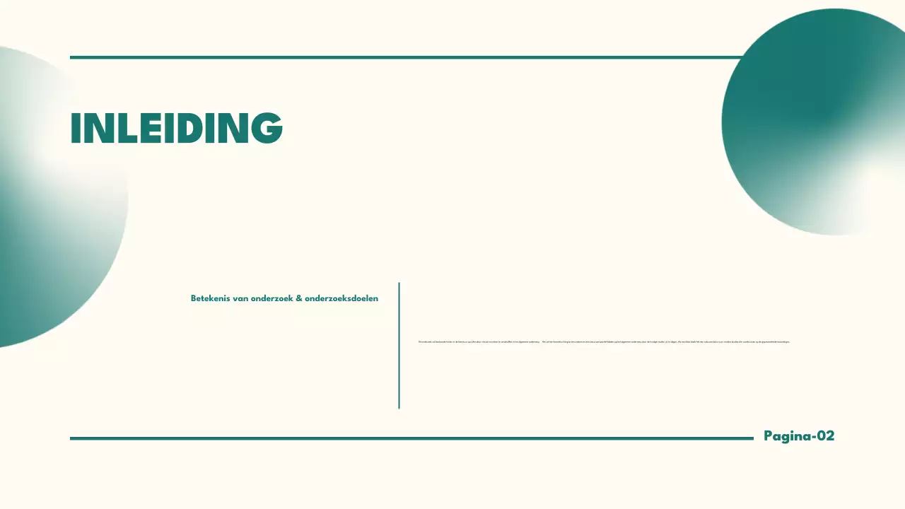 teal minimalistische thesis presentatie