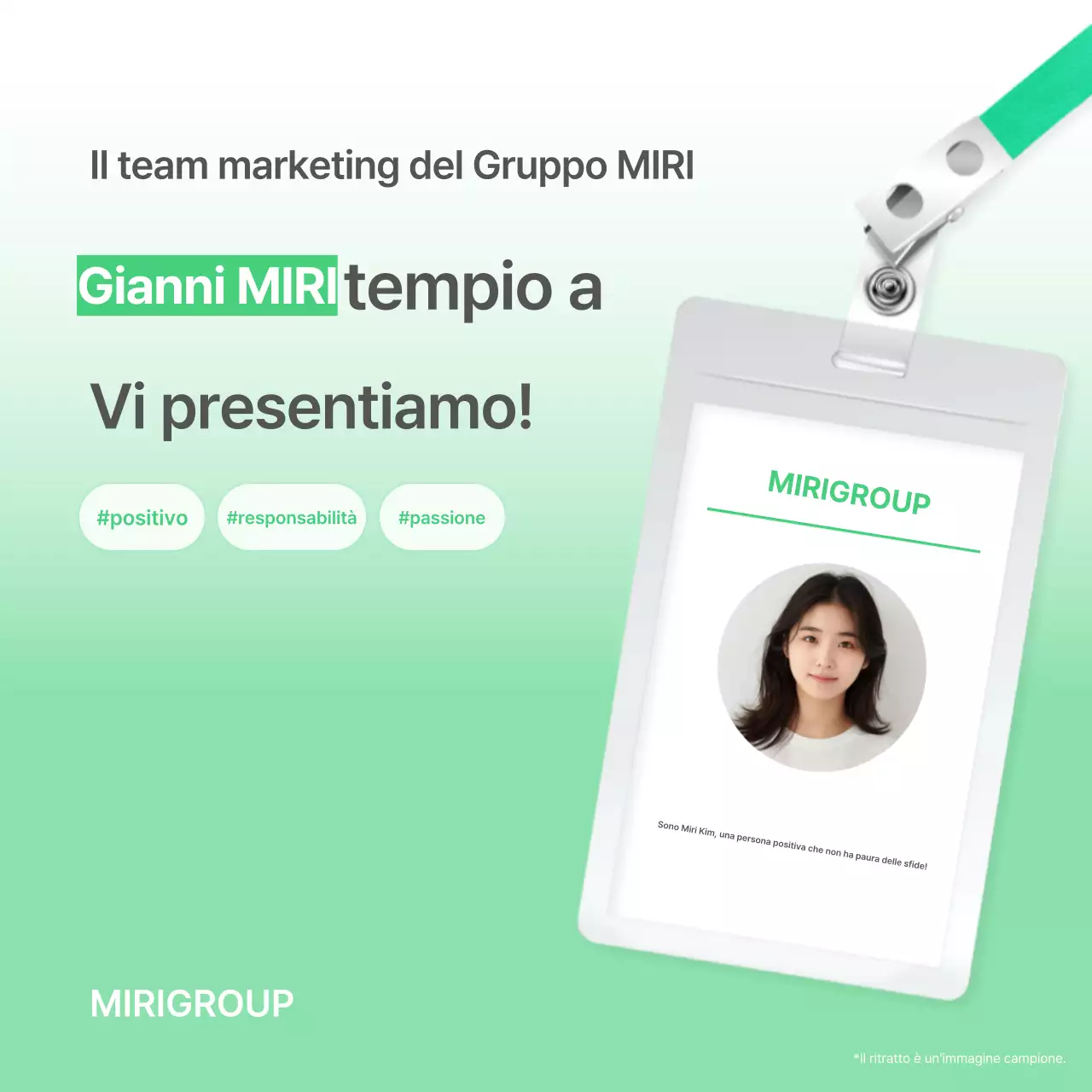 Biglietto da visita astratto di presentazione del personale