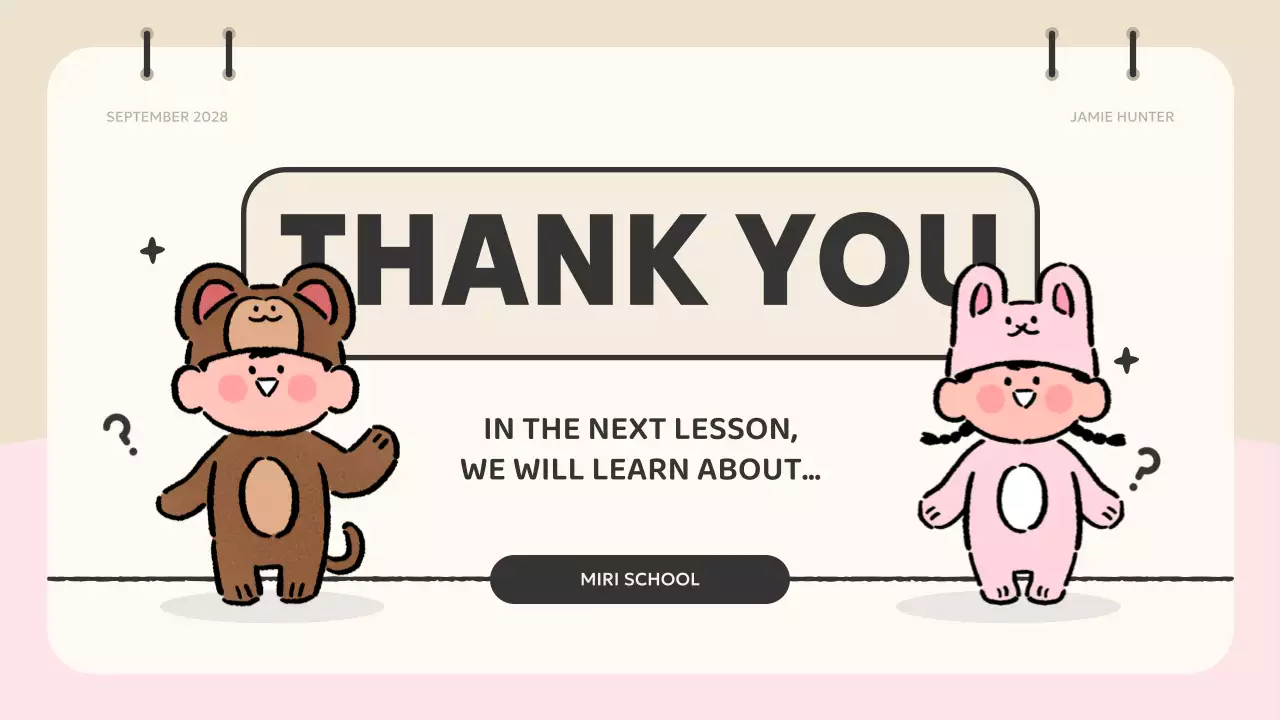 Colorful Cute Quiz Guide Presentation