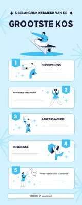 Kenmerken van de beste CEO's Infographic