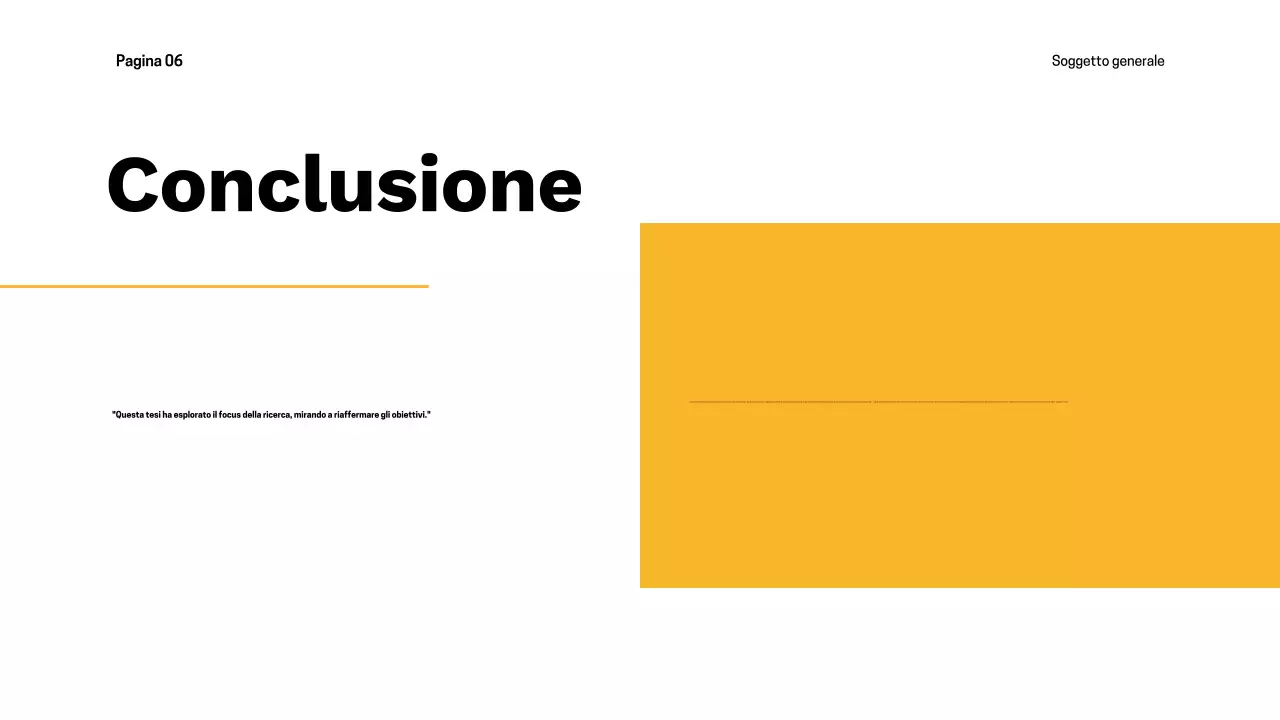 presentazione di tesi moderna nera