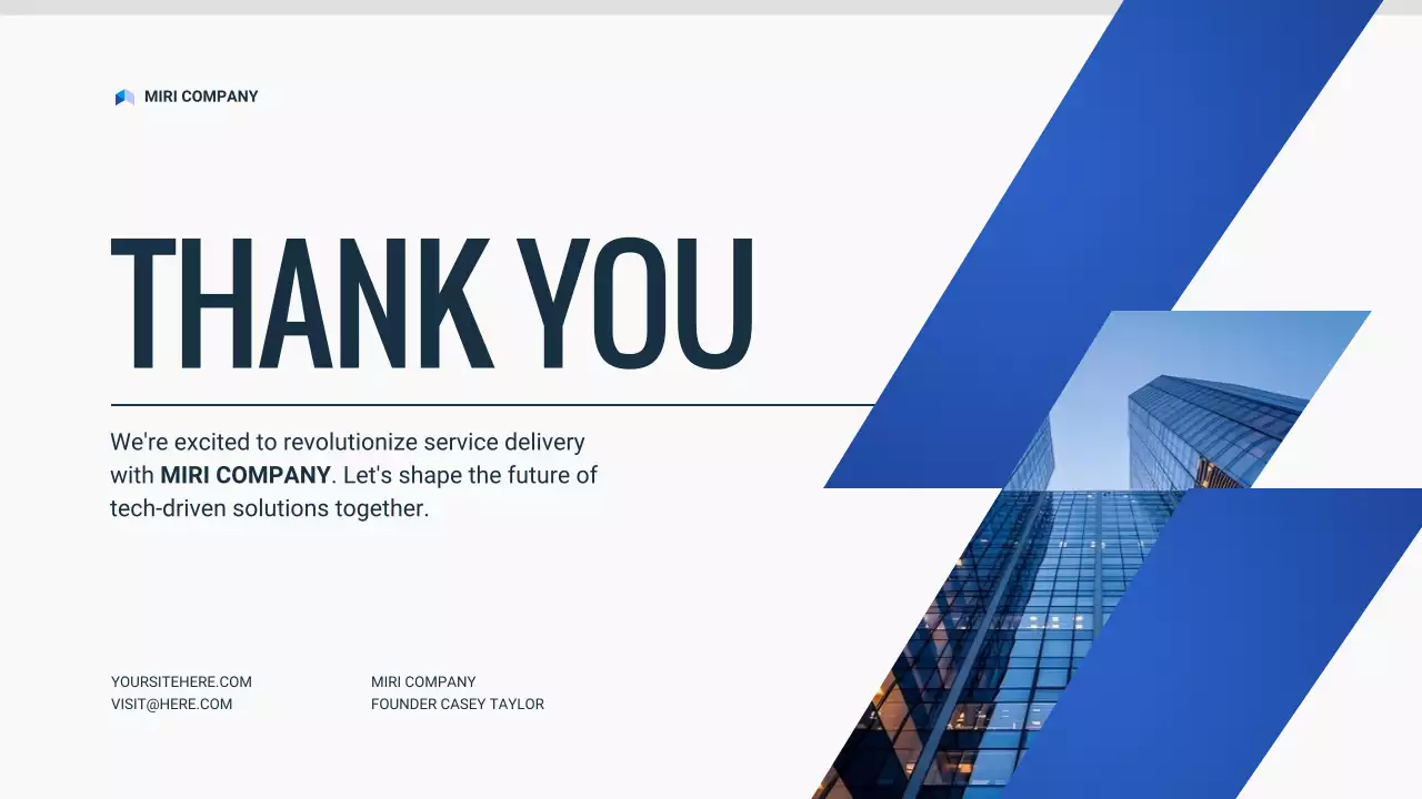 Blue Modern Business Pitch Presentation