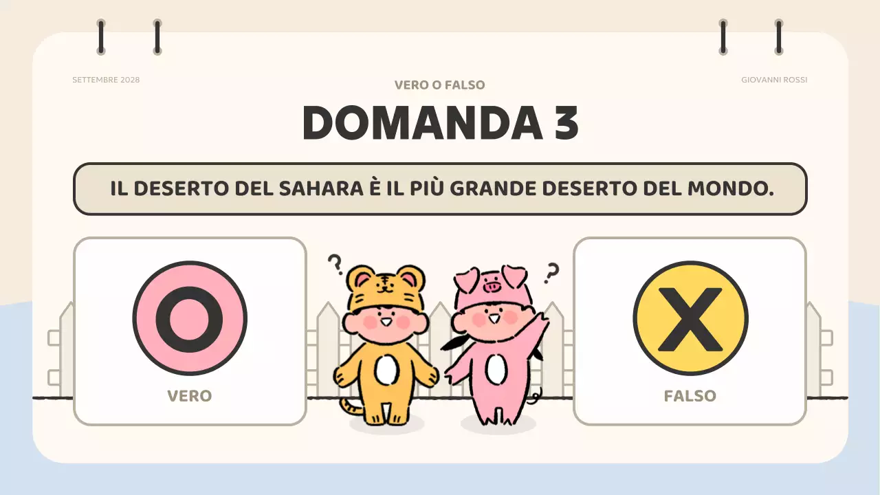 materiale per quiz di animazione rosa