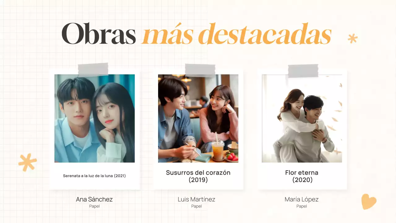 persentación de la cubierta de drama moderno beige