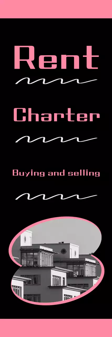 Pink Simple Real Estate Ads