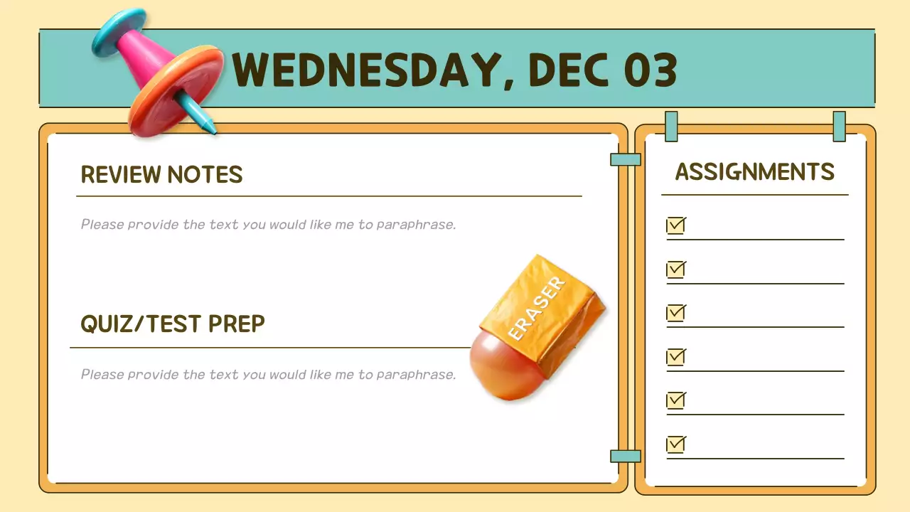 Orange Simple Class Agenda Presentation