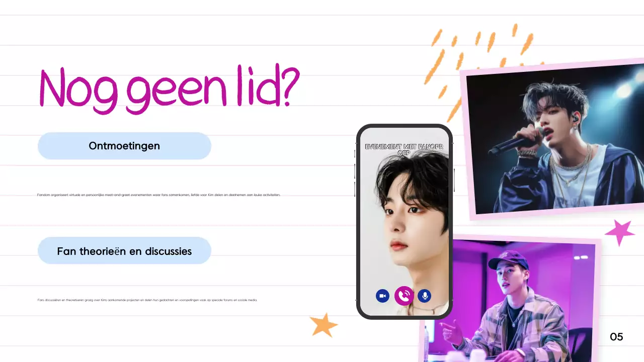 Paars Trendy Drama Promotie