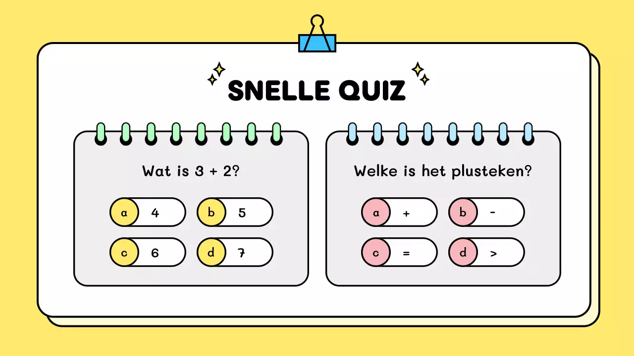 sjabloon geel ludiek onderwijs