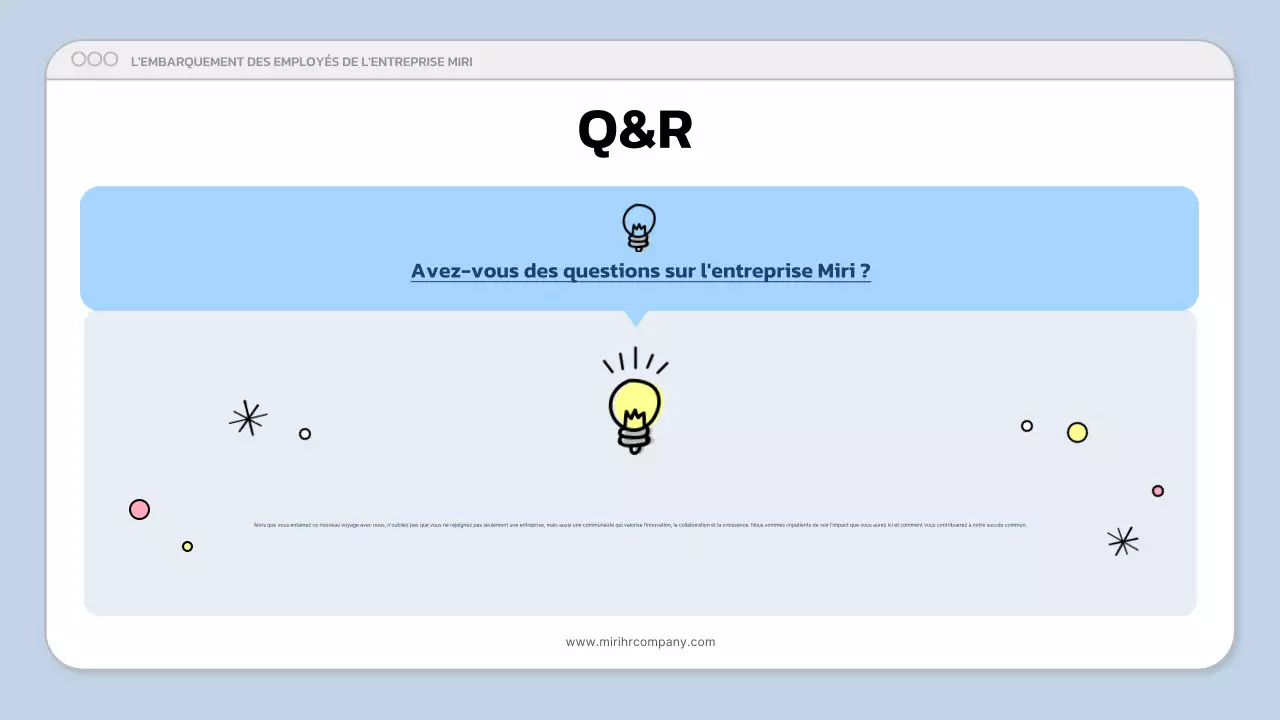 Présentation d'entreprise moderne de couleur bleue