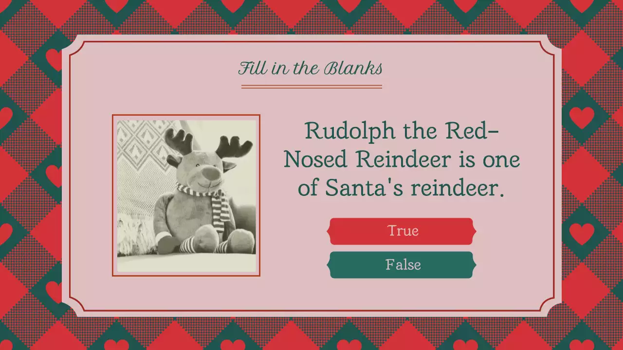 Red Traditional Christmas Event Presentation