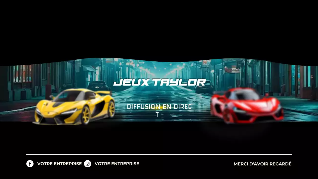 publicité pour les jeux modernes noirs