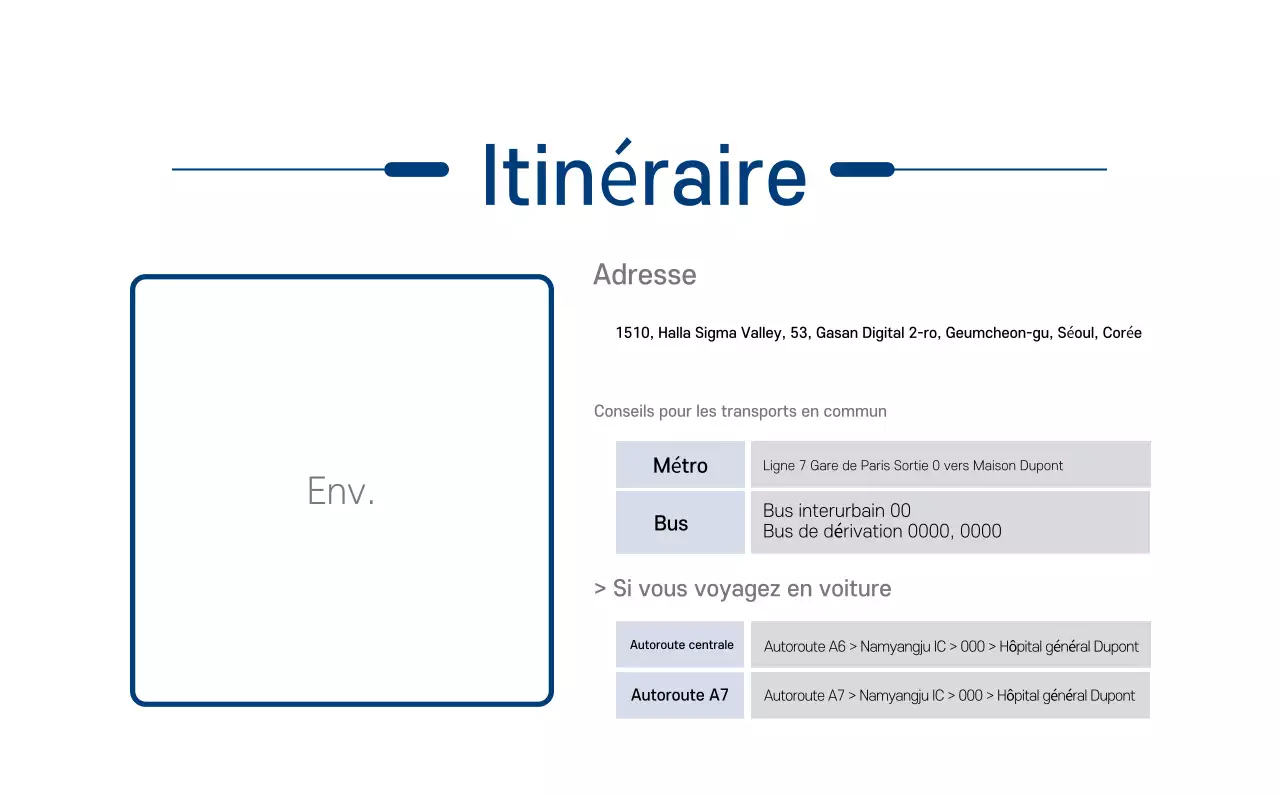 Calendrier promotionnel d'hôpital simple blanc marine
