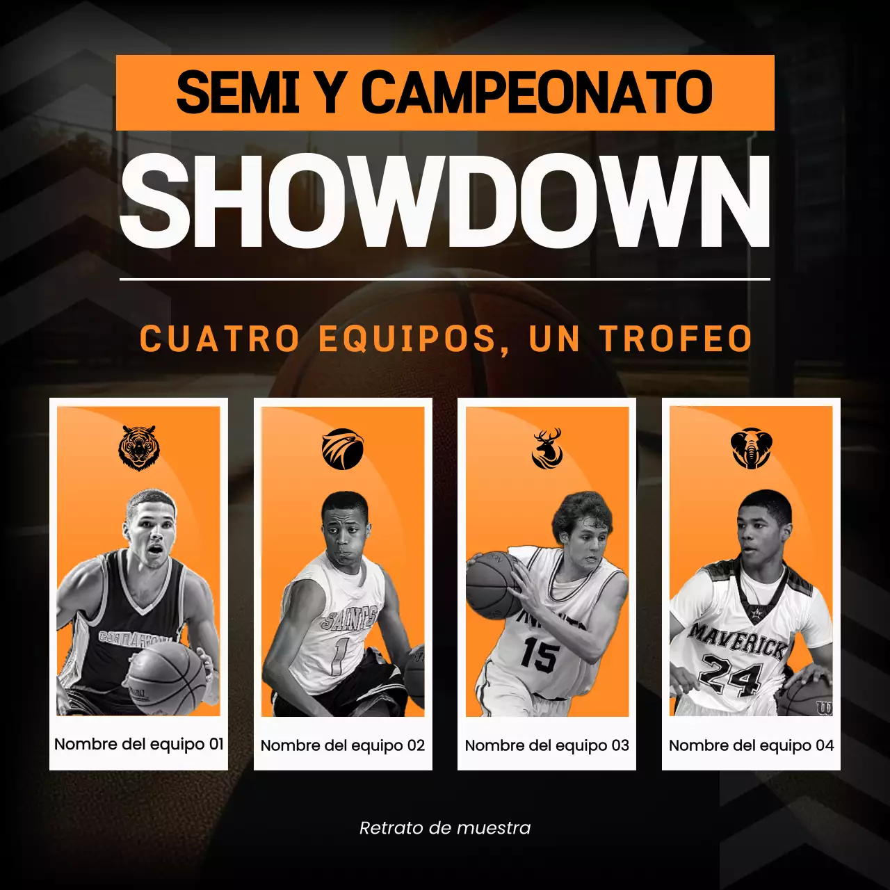 Anuncio de las semifinales y del campeonato Orange Modern