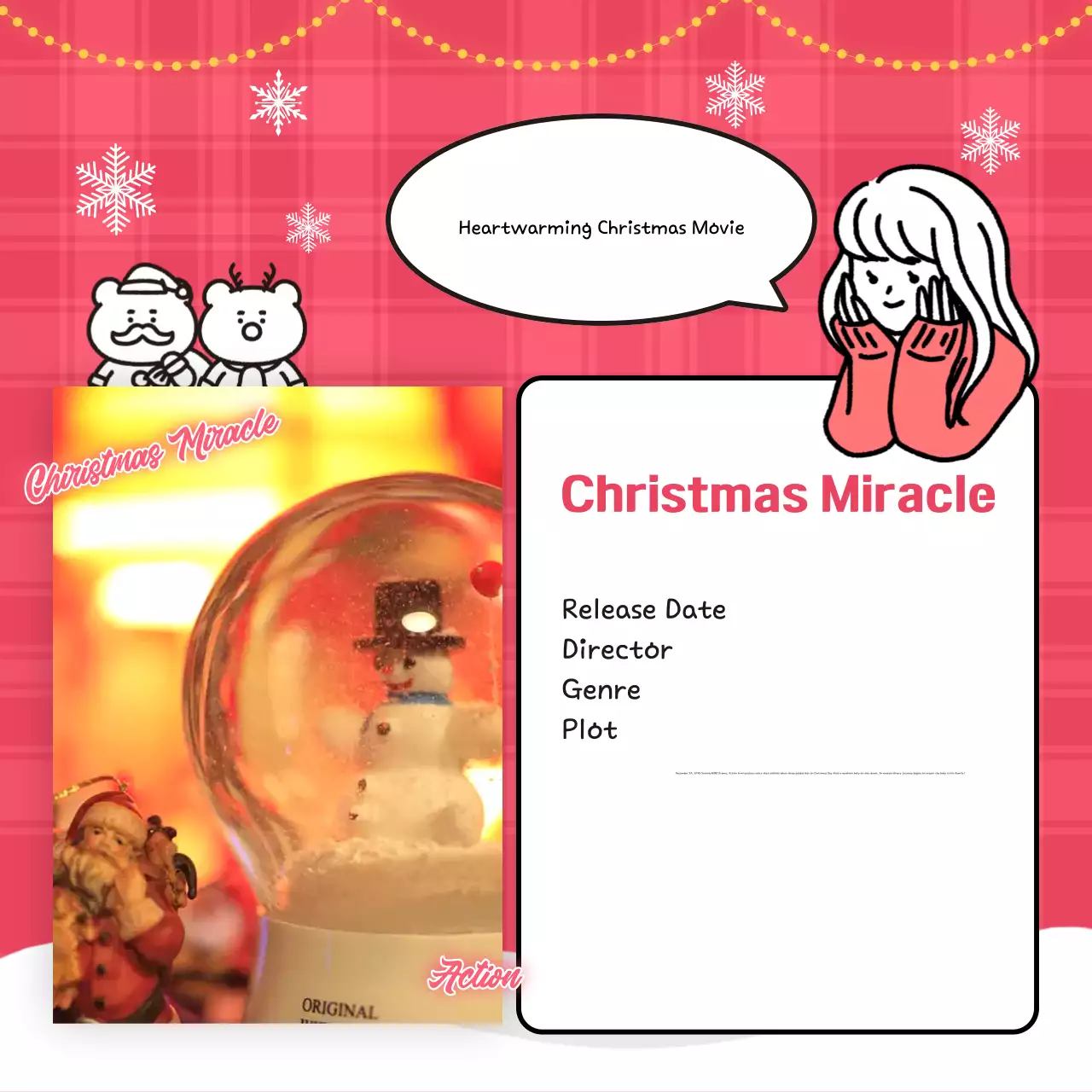 Guia de Natal Red Cute Instagram Carousel