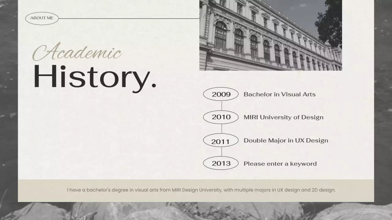 Black Elegant Portfolio Resume Presentation